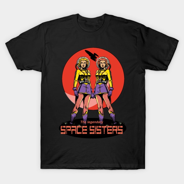 Space Sisters T-Shirt by MichaelaGrove